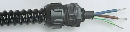 Produktfoto 1 von SES Sterling Electroflex Kabelrohr Polyvinylchlorid, Ø 50 mm nom., Schwarz x 3 m IP65