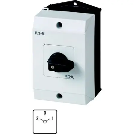 Produktfoto 1 von Eaton Eaton Moeller Nockenschalter 32 A, 3-Stufen Kurzer Daumengriff Schraube, 60 °-Wurfwinkel