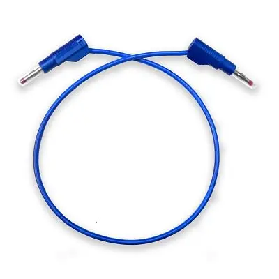 Produktfoto 1 von Mueller Electric Messleitung 20A Stecker, Blau Silikon-isoliert 60 Zoll, 1kV