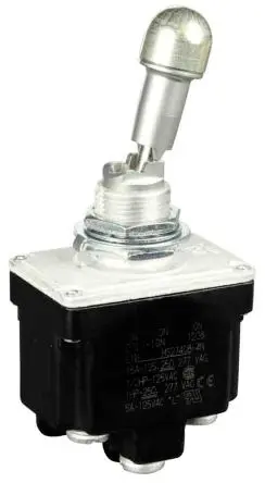 Produktfoto 1 von Honeywell Buchse Kippschalter 2-poliger Wechsler, Rastend, 28 V dc, 125 V ac, 20A, Schraube