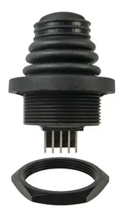 Produktfoto 1 von APEM TS USB-Daumenstick, 2-Achsen Federrückstellung, SPST / 50mA, IP68, IP69K Griff Typ Taste