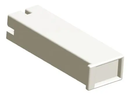 Produktfoto 1 von TE Connectivity Positive Lock .187 Mk II Crimpkontaktgehäuse, Gr. 4.74 mm, Stecker, Nylon, B 6.35 mm, Natur, 1-polig