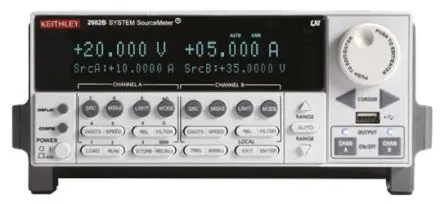 Keithley 2600 2-Kanal Sourcemeter 80W, ±100 mV to ±40 V / ±100 nA to ±10 A, 500 nΩ to 40 TΩ
