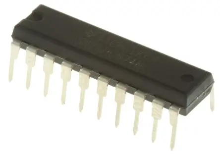Produktfoto 1 von Texas Instruments IC Flip-Flop 8, HC, Tri-State, Einseitig, PDIP, 20-Pin