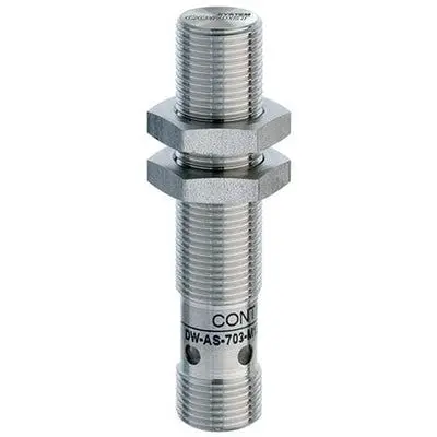 Produktfoto 1 von Contrinex 120253 M12 Induktiver Näherungssensor, Gewinderohr PnP 6 mm, IP69K, IP68