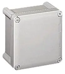 Produktfoto 1 von Legrand Atlantic Polycarbonat Wandanschlusskasten Grau IP66, HxBxT 140 mm, 85 mm x 81 mm
