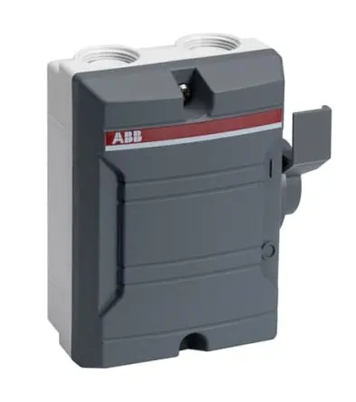 Produktfoto 1 von ABB 2CMA Trennschalter 3-polig SMD 25A Grau IP20