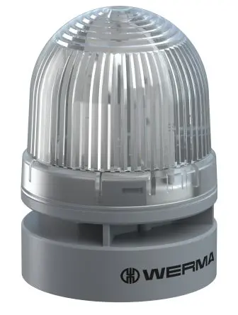 Produktfoto 1 von Werma 460 Xenon, Filament/Warnsummer-Licht Beacon-Sounder-Kombination 12V Klar IP65 Wand / 92 dB 92 dB @ 1m