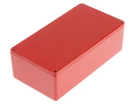 Produktfoto 1 von RS PRO; Gehäuse; Aluminiumdruckguss; Rot IP54 Breite 65.5 mm Höhe 39.8 mm Länge 120 mm