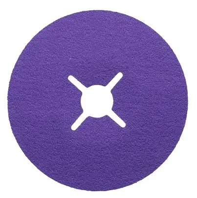 Produktfoto 1 von 3M 3M Cubitron 3 Fibre Disc 1187C Präzisionsgeformtes Keramikkorn Schleifscheibe Ø 100 mm, Korngröße 80+ 25