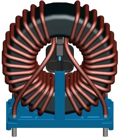 Produktfoto 1 von TDK B82726S Netzleitungsdrossel, Ferrit-Kern, 3.3 mH, 12 A, Radial / R-DC 8.4 mΩ, max. 10 kHz, Ø 52 mm, Ø 1.8 mm x 55 mm
