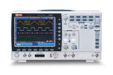 Produktfoto 1 von RS PRO IDS-2000E Speicher Werkbank Oszilloskop 200 MHz 2-Kanal