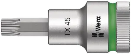 Produktfoto 1 von Wera 1/2 in Bit Buchse SW TX55 Sechskant x 206mm