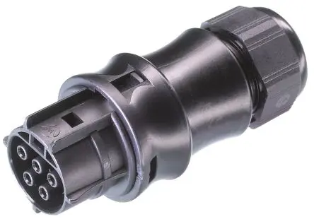 Produktfoto 1 von Wieland RST20i5 Beleuchtungssteckverbinder, Kabel Stecker, Anschluss, Schraubbefestigung 20A, Kontakte: 5 IP66, IP68,