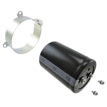 Produktfoto 1 von Nichicon LNY Schraubanschlussklemme Kondensator 1800 μF ±20 % / 450V dc, Ø 63.5 mm x 75 mm x 75 mm, 85 °C