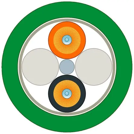 Produktfoto 1 von Siemens LWL-Kabel 100 m 2-Fasern, Polyvinylchlorid Schwarz, Orange 2.2 mm
