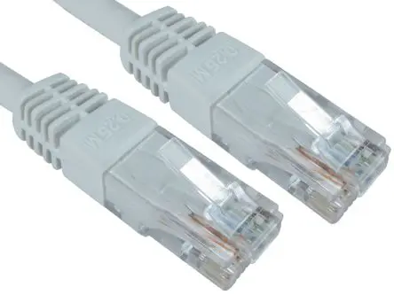 Produktfoto 1 von RS PRO Kat. 6 Ethernet-Kabel, 20 m, Weiß UTP Stecker, A RJ45 Stecker, B RJ45, Polyvinylchlorid