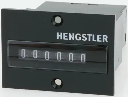 Produktfoto 1 von Hengstler 864 Zähler Aufwärts Zähler Manuell 6-stellig 115V ac, Impuls, max. 10 Hz