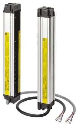 Omron F3SJ Lichtvorhang Strahlabstand 20 mm Empfänger Typ e Typ 4 10-Strahl, Schutzhöhe 225 mm