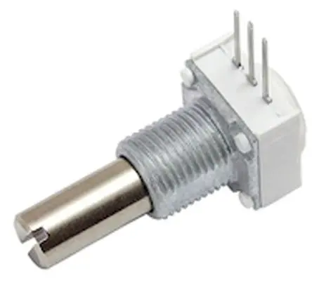 Vishay 248 Frontplattenmontage, Durchsteckmontage Drehen Potenziometer 50 kΩ 20 % / 0.5 W, Schaft-Ø 6.35 mm