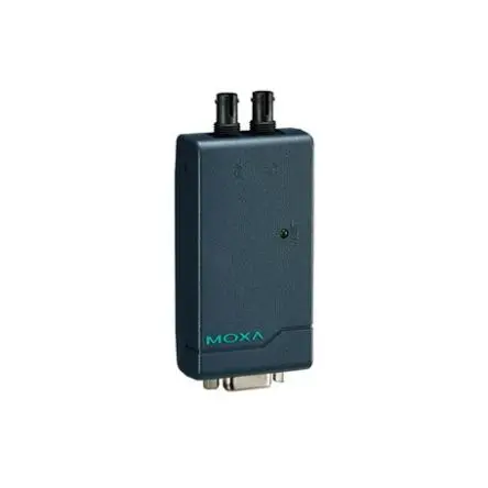Produktfoto 1 von MOXA Medienkonverter 100Mbit/s, Voll-Duplex, Multimodus 5 km 100 Mbit/s, Anschluss: ST