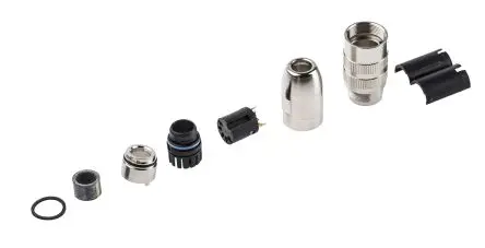 Produktfoto 1 von Lumberg 322 M16 DIN-Buchse Gerade 5-polig, DIN EN 60529, 60V ac 5A IP68 Kabel, Mit Gewinde Buchse