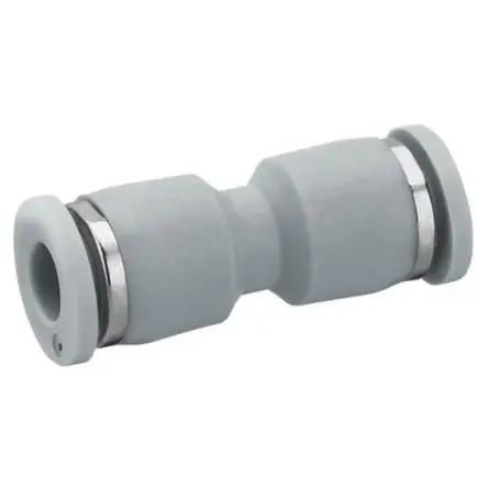 Produktfoto 1 von EMERSON – AVENTICS QR1-S-RSK, Pneumatischer Anschluss Messing vernickelt, Push-in 8 mm, Push-in 8 mm Einsteck-Anschluss,