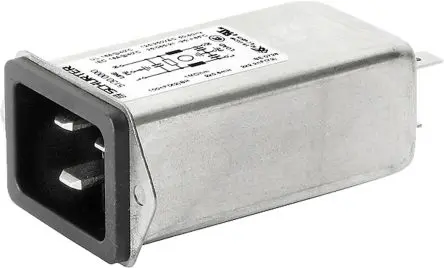 Produktfoto 1 von Schurter 16A C20 IEC-Steckverbinder Stecker, 250V ac, Schraubanschlussklemme Schnellverbindung