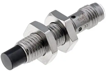 Produktfoto 1 von Omron E2A M8 Induktiver Näherungssensor, Gewinderohr PnP / 200mA 4 mm, IP67, IP69K 240 V ac 32 V dc