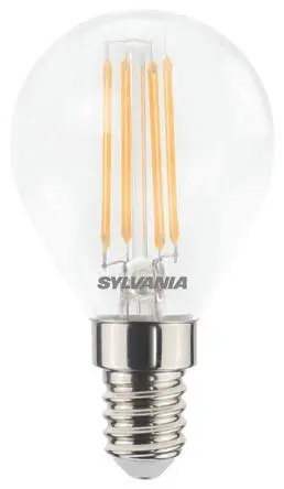 Produktfoto 1 von Sylvania Retro Ball LED-Birne Glaskolben 4.5 W 40 W / 230V 470 lm E14 Sockel 2700k Warmweiß