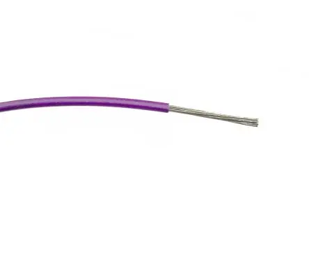 Produktfoto 1 von RS PRO Schaltdraht 100 m Violett Ø 2.55 mm 32 Litzen Polyvinylchlorid