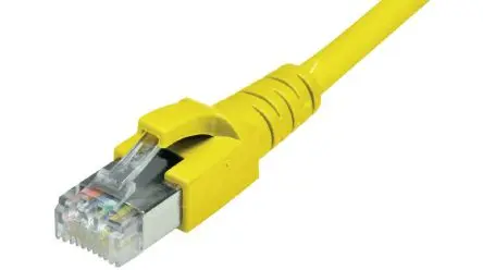Produktfoto 1 von Dätwyler Cables 6536 Cat6a Ethernet-Kabel, 20 m, Gelb, A Gerade Stecker, B Gerade Stecker, Raucharm halogenfrei