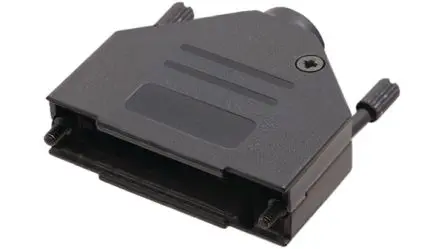 Produktfoto 1 von Encitech Connectors 6560 D-Sub-Gehäuse Gerade, D: D-Sub-Gehäuse, Schwarz, Größe DB, aus Zink