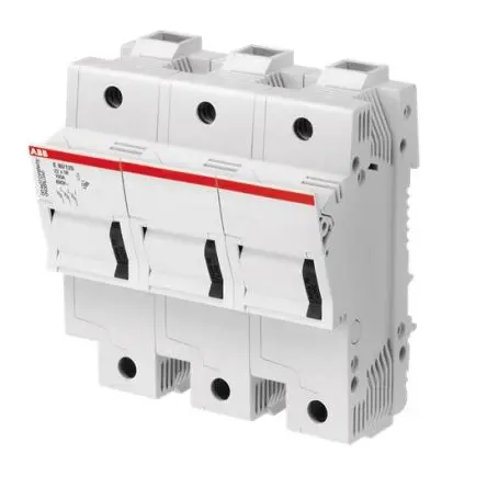 Produktfoto 1 von ABB 2CSM Trennschalter 3-polig DIN-Hutschiene 125A 9.5 W Grau IP20, IP40 3-phasig