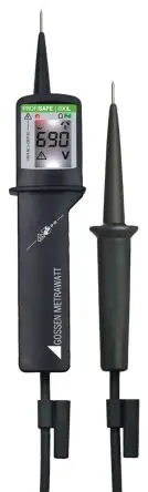 Produktfoto 1 von Gossen Metrawatt PROFISAFE 690L LCD Spannungsprüfer, 690V max. Durchgangsprüfung Batterie CAT III, CAT IV