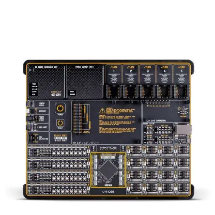 Produktfoto 1 von Brand-Rex UNI-DS v8 über USB-C USB, Entwicklungsboard Entwicklungstool Microcontroller Mikroe-5305