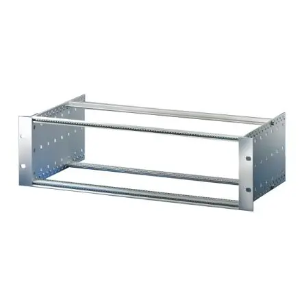 Produktfoto 1 von nVent SCHROFF Serie 24563 Sub-Rack, 6 U, / 84 TE, T. 475 mm, Grau, Aluminium