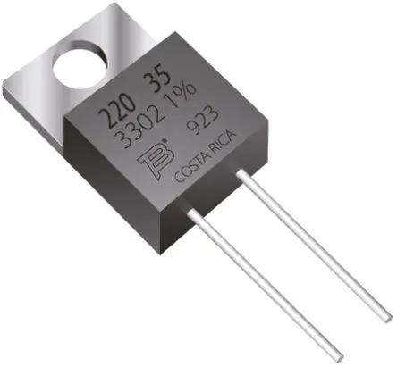 Produktfoto 1 von Bourns PWR220T-35 Dickschicht Widerstand, Radial 20 Ω 1 % / 35 W