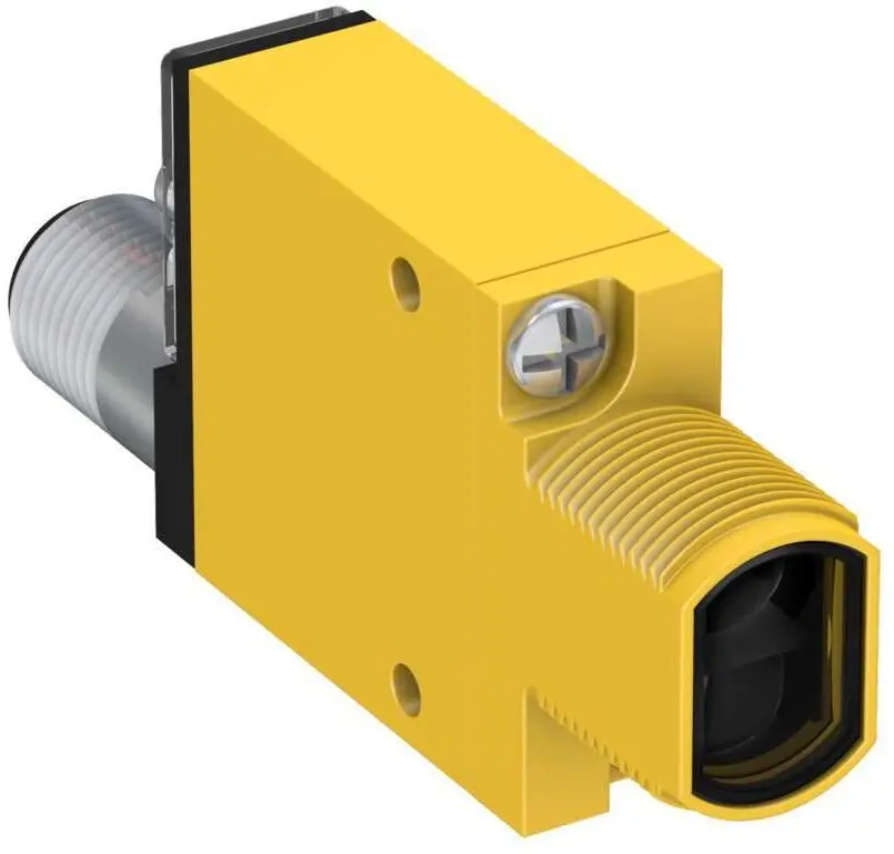Produktfoto 1 von Banner Optischer Sensor, Konvergentes Rot, Bereich 43 mm, BIPOLAR NPN/PNP Ausgang, Hell-/dunkelschaltend