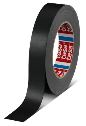 Produktfoto 1 von Tesa Tesa 4651 4651 Gewebeband, Acrylbeschichtetes Tuch Schwarz, 0.31 mm x 25mm x 25 m Acryl beschichtet