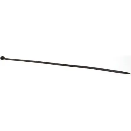 Produktfoto 1 von RS PRO Nylon 6.6 Kabelbinder Nicht lösbar Schwarz 8mm x 450 mm