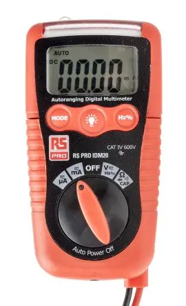 Produktfoto 1 von RS PRO IDM20 Tragbar Digital Multimeter, CAT III