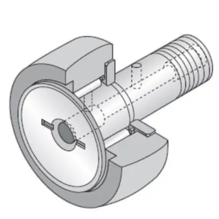 Produktfoto 1 von NTN Kurvenrolle Nadellager, Wellen-Ø 19 mm, 4.75 kN 8 mm