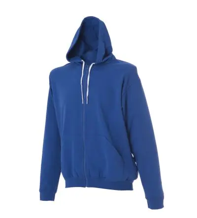 Produktfoto 1 von JRC 989242 Unisex Sweatshirts & Fleecejacken, 20 % Polyester, 80 % Baumwolle Königsblau Langer Reißverschluss, Größe M