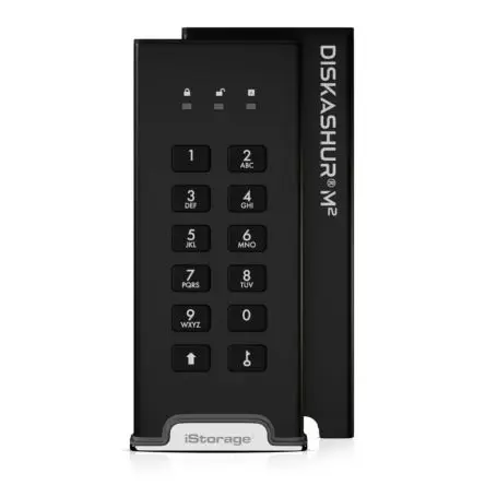 Produktfoto 1 von iStorage 120 GB USB-Stick, USB 3.2, 256 Bit AES XTS, IS-DAM2, Ja