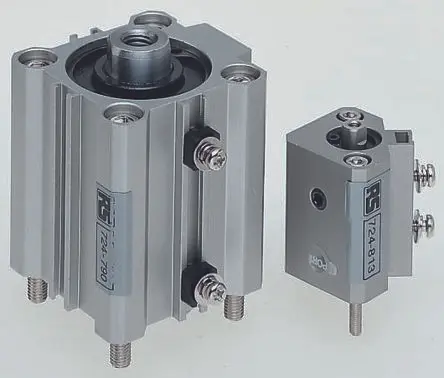 Produktfoto 1 von SMC CQ2 Pneumatik-Kompaktzylinder 5 mm Einfachwirkend, Bohrung Ø 20 mm, bis 1 Mpa