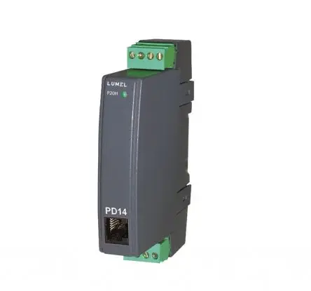 Produktfoto 1 von Lumel Serie P20H Signalwandler, Spannung / Analog 4 → 20 mA AUS