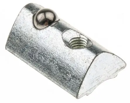 Produktfoto 1 von RS PRO Verbindungskomponente, Nutenstein, Befestigungs- und Verbindungselement für 6 mm, M3, L. 17 mm passend für 30 mm