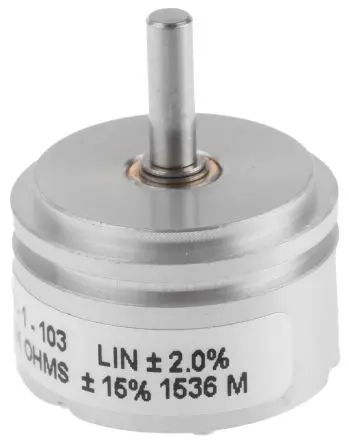 Produktfoto 1 von Bourns 6539 Servopotenziometer Drehen Potenziometer 10 kΩ 15 % / 1 W, Schaft-Ø 3.18 mm
