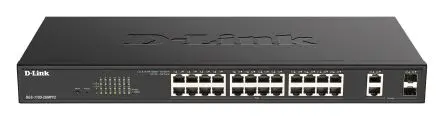 Produktfoto 1 von D-Link 26-Port Gigabit Smart Managed Max PoE Switch Gigabit-Switch 26-Port Smart Power Over Ethernet